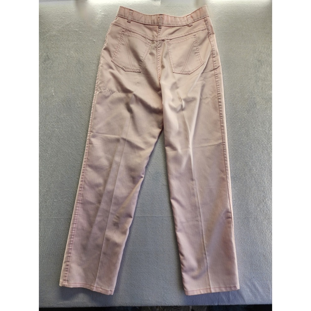 Vintage Pink High Waisted Straight Leg Pants Size 16 - Picture 6 of 9
